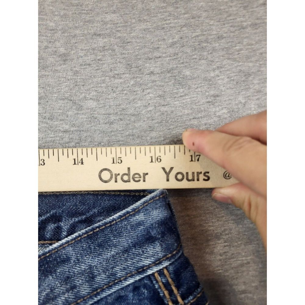 CINCH Ian Western‎ Cut-Off Jeans Rodeo Cowboy Denim Blue Men's Size 32 - Picture 9 of 11